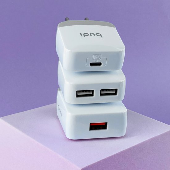 M8J940TE(AC940TEW) - Home Charger Budi 20W USB-C PD Power Adapter