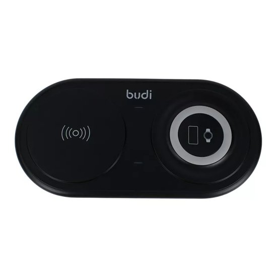 M8J3500 (WL3500B) - Budi 2in1 Wireless Charger 15W and 5W Wireless Watch
