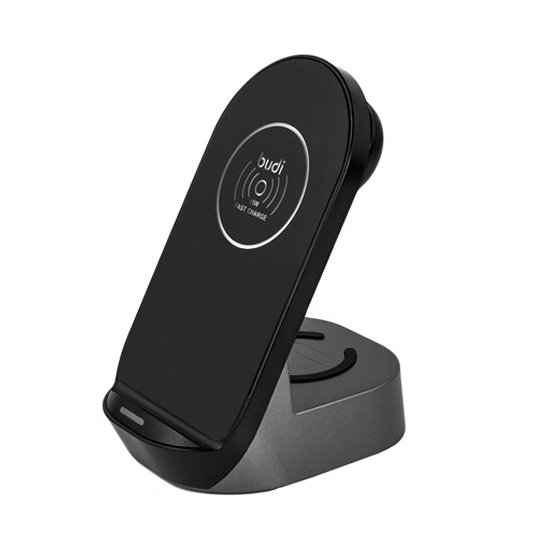 WL4300B - Budi 3 in 1 Wireless Chargin Stand