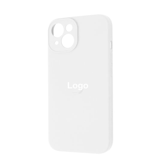 Square Full Silicone Case Close Camera iPhone 13