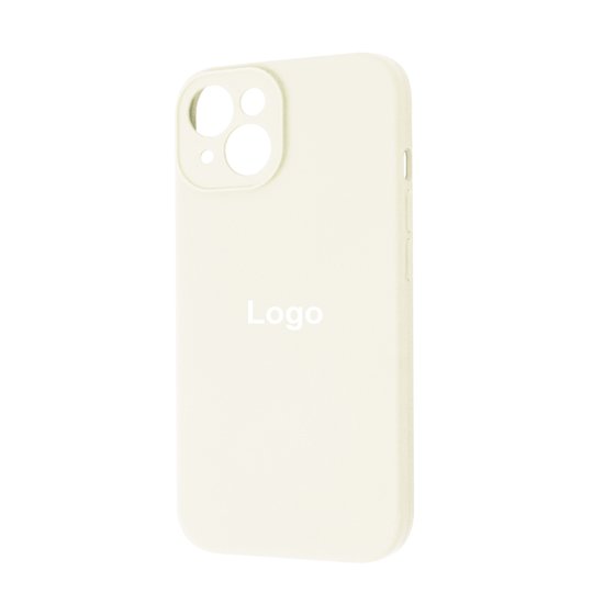 Square Full Silicone Case Close Camera iPhone 13