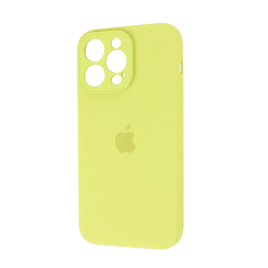 Square Full Silicone Case Close Camera iPhone 13 Pro Max