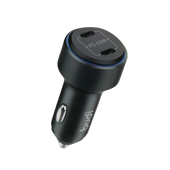 CC632RB - Budi Car Charger 2USB-C