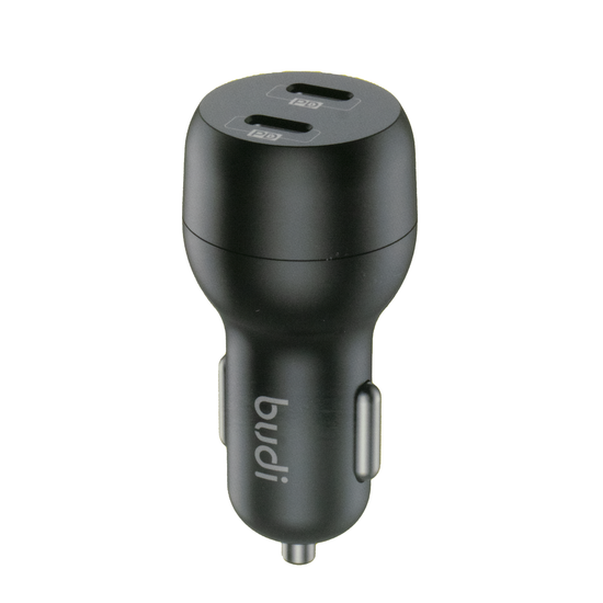 CC108RB - Budi Dual PD Car Charger 40w Smart Quick Charge