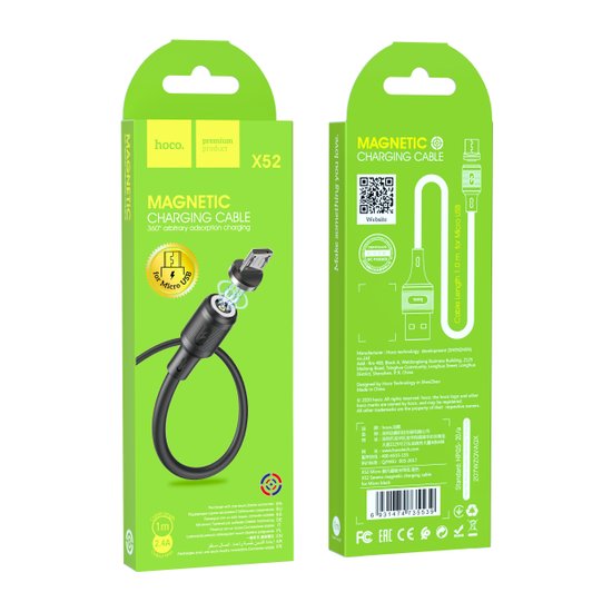 Кабель Hoco X52 Sereno Magnetic Micro USB (1m)