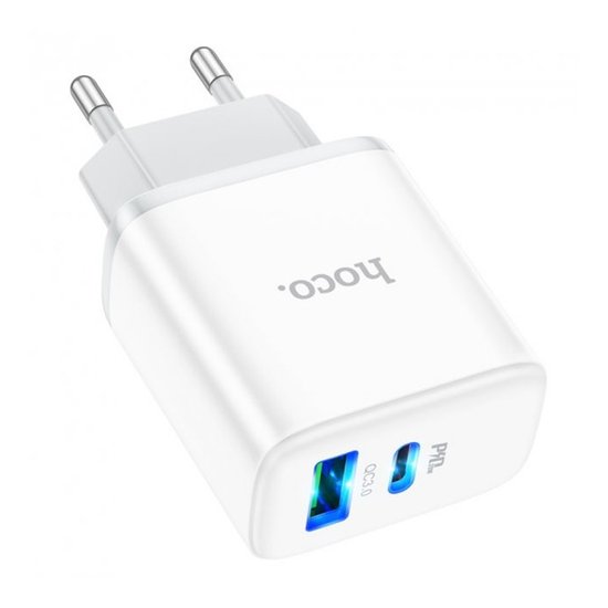 СЗУ Hoco C105A Stage dual port PD20W (Type-C + USB)