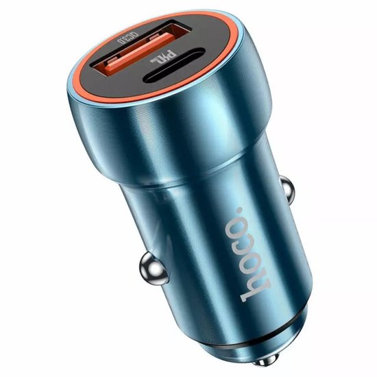 АЗП Hoco Z46A Blue Whale 20W (Type-C + USB)