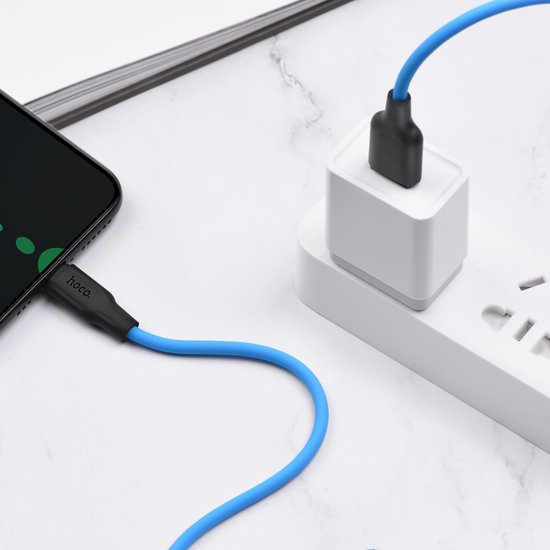 Кабель Hoco X21 Plus Silicone Micro USB (1m)