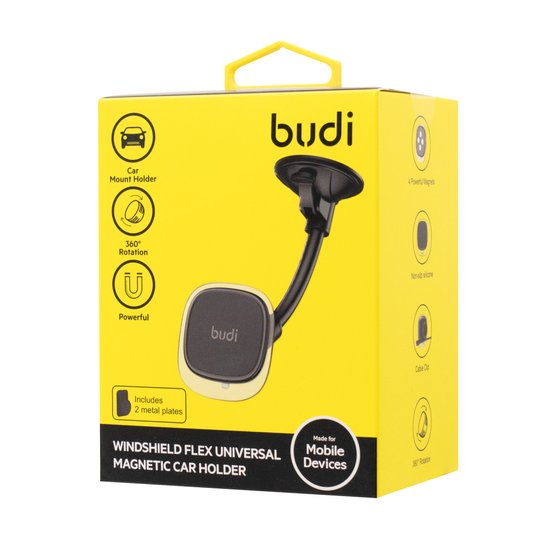 CM560B - Budi Windshield Flex Universal Magnetic Car Holder