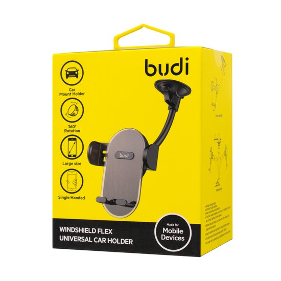 CM562B - Budi Windshield Flex Universal Car Holder