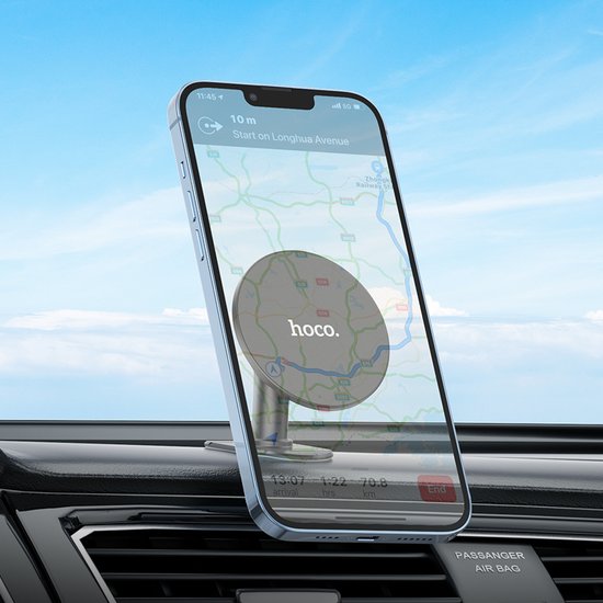 Автодержатель Hoco H13 Fine jade ring magnetic car holder(center console)