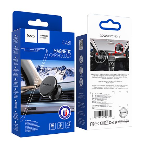 Автодержатель Hoco CA81 Ligue Air vent magnetic car holder