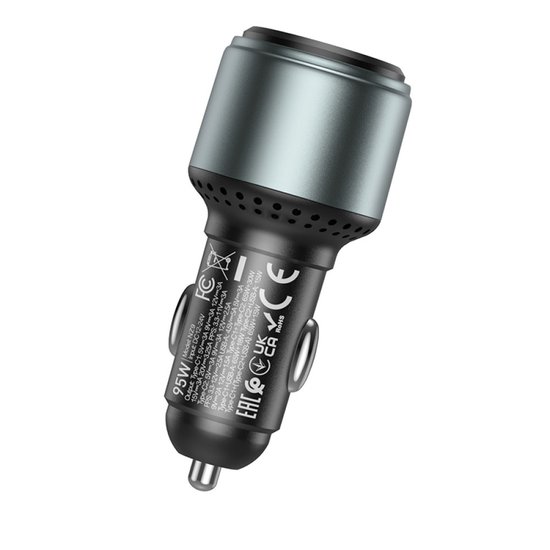АЗУ Hoco NZ9 Galloper 95W three-port(2C1A) car charger