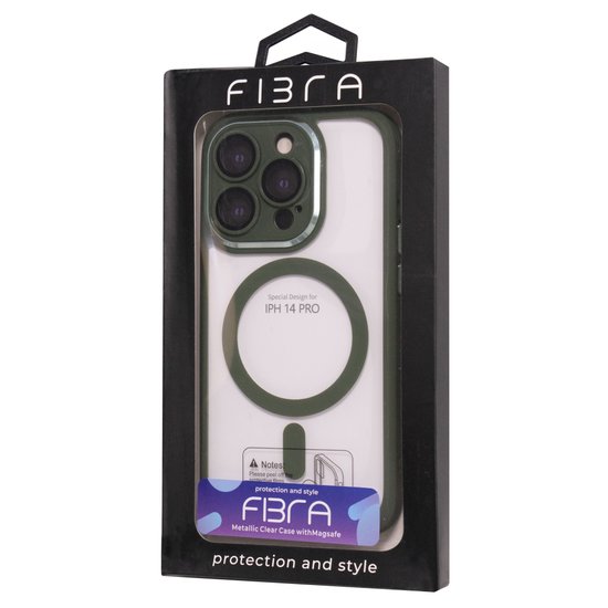FIBRA Metallic Clear Case with MagSafe (Close Camera) iPhone 14 Pro