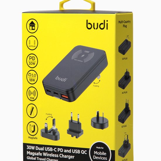 AC336WSB - Budi Home Charger 2 USB