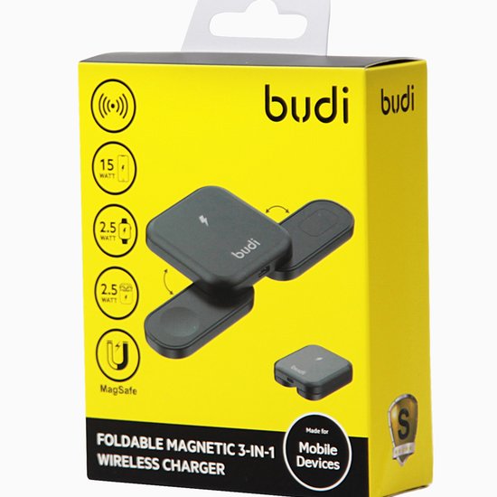 WL4500B Budi Wireless Charging 3 in 1