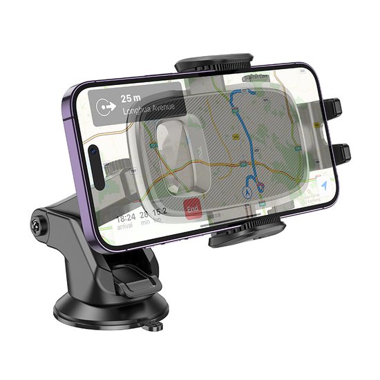 Автодержатель Hoco H15 Fair push-type car holder(center console)