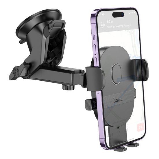 Автодержатель Hoco H19 Mighty one-button car holder(center console)