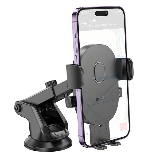 Автодержатель Hoco H19 Mighty one-button car holder(center console)