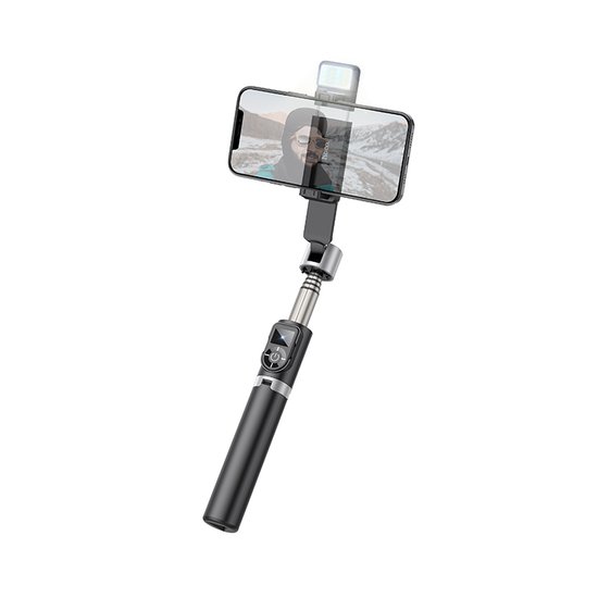 Монопод для селфи Hoco K16 aluminum alloy fill light live broadcast holder