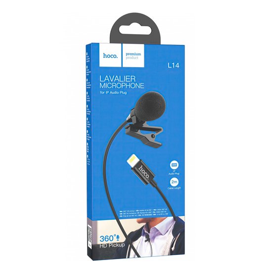Мікрофон-петлічка Hoco L14 iP Lavalier microphone