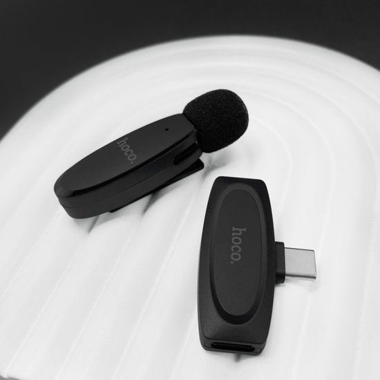 Микрофон-петличка Hoco L15 Type-C Crystal lavalier wireless digital microphone