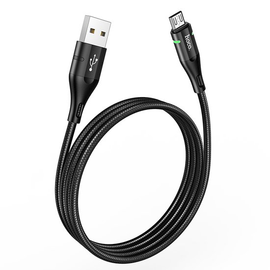 Кабель Hoco U93 Shadow charging data cable for Micro