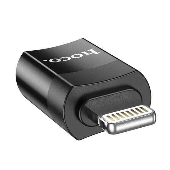 Адаптер Hoco UA17 iP Male to Type-C female USB2.0 adapter
