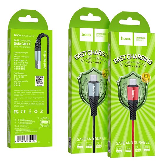 Кабель Hoco X38 Cool Charging data cable for Micro