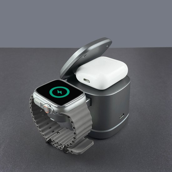 WiWU БЗП Wi-W024 RUBIK'S CUBE 3 in 1 Wireless Charger