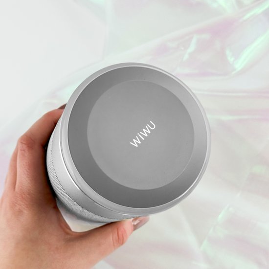 WIWU Колонка с беспроводной зарядкой 3 в 1 Wi-W022 для наушников и телефона, 10/15 Вт, 1800мАч