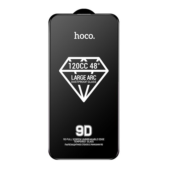 Защитное стекло Hoco A34 9D Large Arc dustproof for iPhone 15 Pro