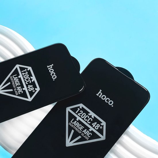 Защитное стекло Hoco A34 9D Large Arc dustproof for iPhone 15 Pro