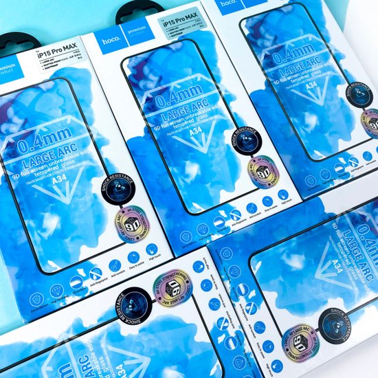 Защитное стекло Hoco A34 9D Large Arc dustproof for iPhone 14/13/13 Pro