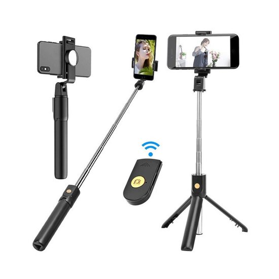Bluetooth Штатив - Селфи-палка K-10 (70см)