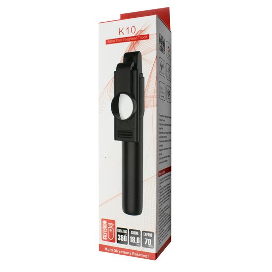 Bluetooth Штатив - Селфи-палка K-10 (70см)