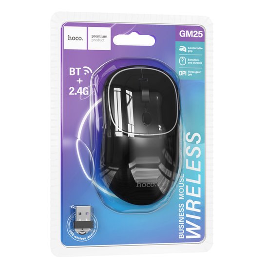 Мышь компьютерная Hoco GM25 Royal dual-mode business wireless mouse