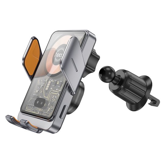 Автотримач HW7 Transparent Discovery Edition Wireless Fast Charging Car Holder(Air Outlet)