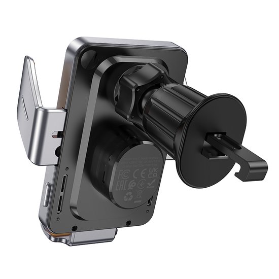 Автотримач HW7 Transparent Discovery Edition Wireless Fast Charging Car Holder(Air Outlet)