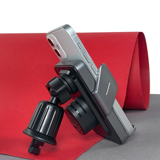 Автотримач HW7 Transparent Discovery Edition Wireless Fast Charging Car Holder(Air Outlet)