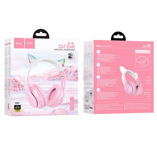 Наушники Hoco W42 Cat ears BT headphones