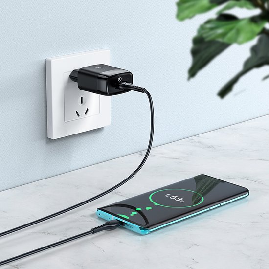 СЗУ Hoco C72Q Glorious single port QC3.0 charger