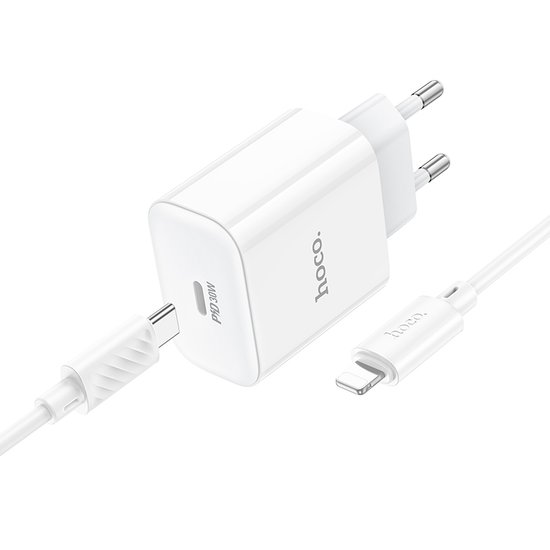 СЗУ Hoco C76A Pro Majestic single port PD30W charger set(C to iP)