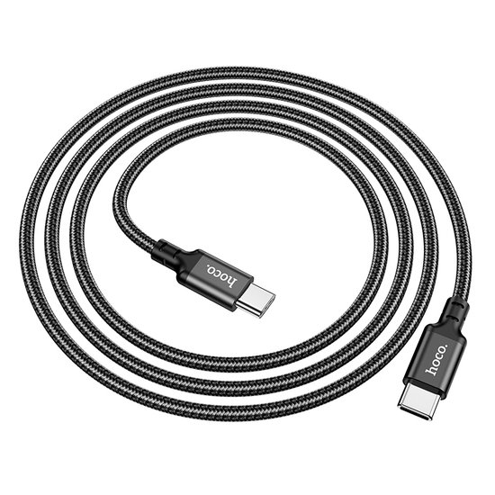 Кабель Hoco X14 Double speed 60W charging data cable Type-C to Type-C(L=1M)