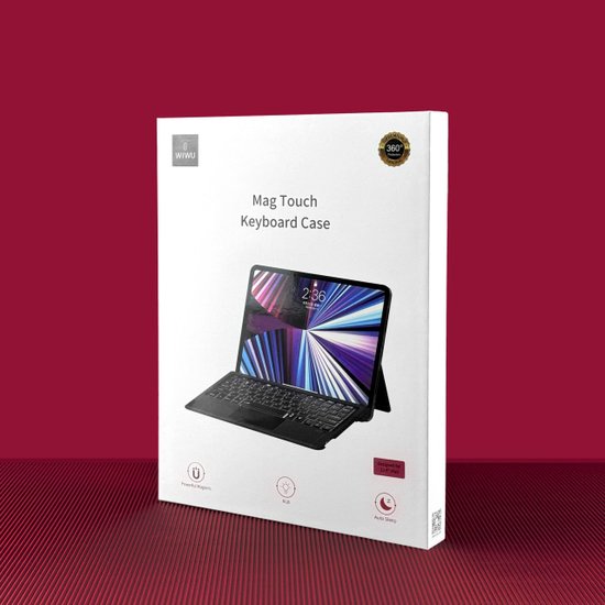 WiWU Чехол для планшета с клавиатурой Mag Touch iPad Keyboard Case English+English & Arabic "10,9/11