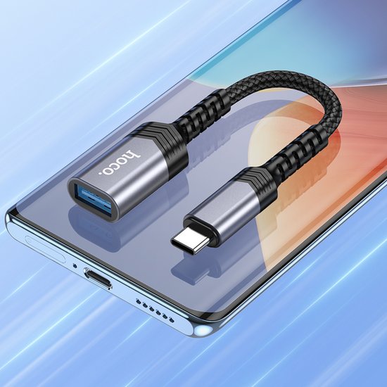 Адаптер Hoco UA24 Type-C male to USB female 3.0 converter
