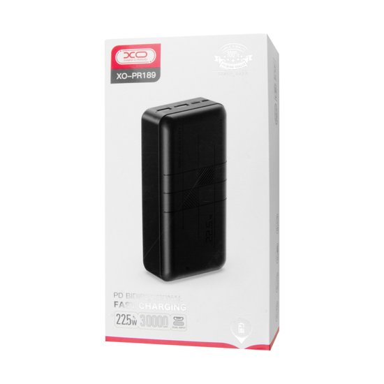 PowerBank XO PR189 30000mAh PD20W QC22,5W