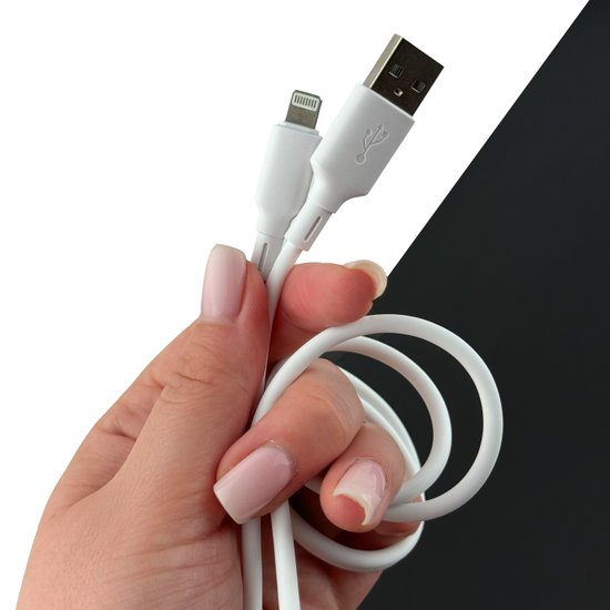 DC256M10W -  Budi USB-A to Micro Cable Liquid Silica Gel 3A 1m