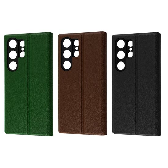 FIBRA Leather Flip case Samsung S25 Ultra