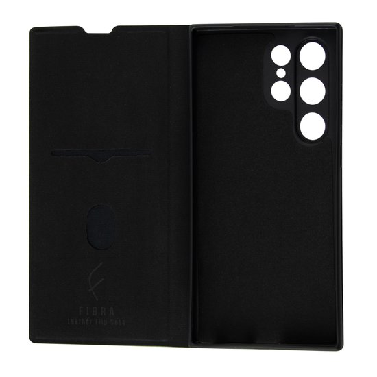 FIBRA Leather Flip case Samsung S25 Ultra